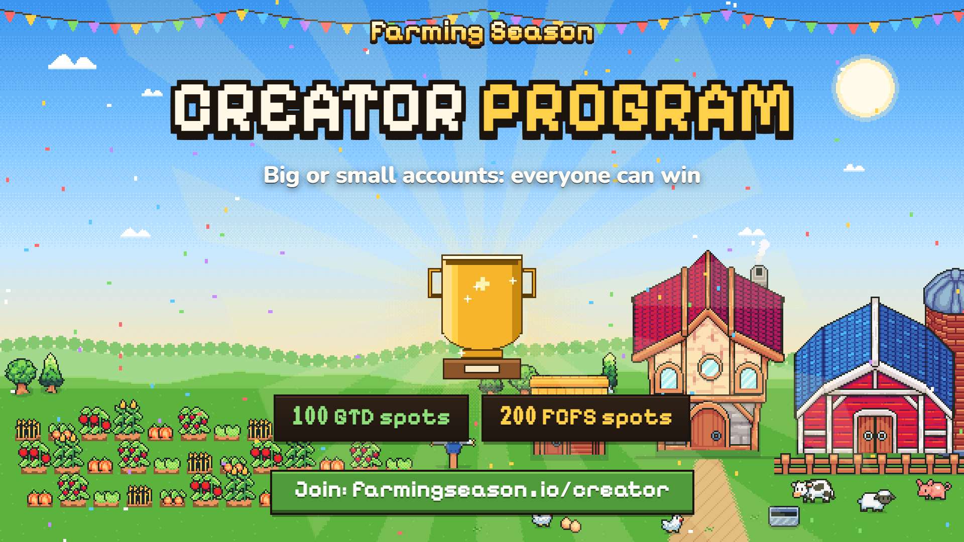 Farming Season · Creator program